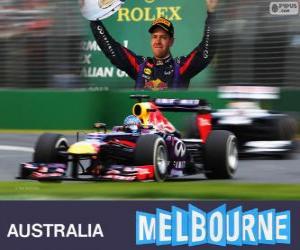 пазл Себастьян Феттель - Red Bull - 2013 австралийских Г.П., 3 классифицированы